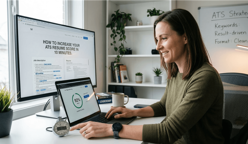 Cover for How to Increase Your ATS Resume Score in 10 Minutes